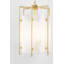 Flatbush - 6 Light Large Pendant - Aged Brass Finish-1668436866
