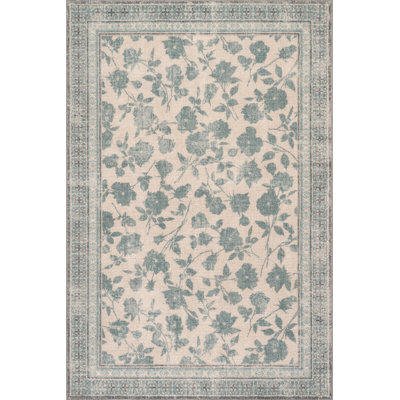 Botanica Hand-Tufted Botanical Wool-Blend Rug