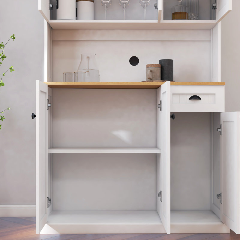 71inch Kitchen Pantry Storage Cabinet with Adjustable Shelves