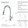 KIBI Casa Pull Down Kitchen Faucet