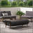 Rectangular Steel Propane Fire Pit Table 40000 BTU For Outdoor Patio Garden Backyard
