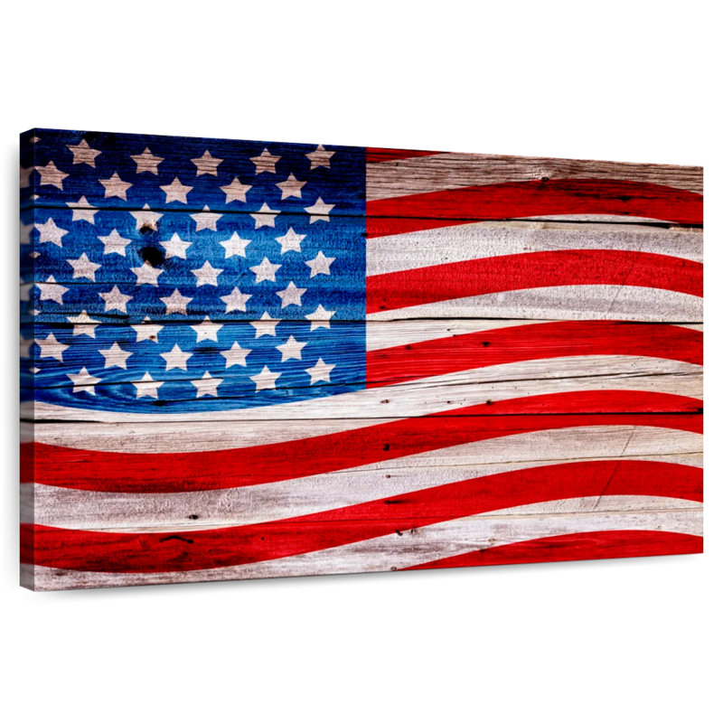 Borges Printed American Flag