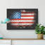 Painted American Flag - Wrapped Canvas-56644352