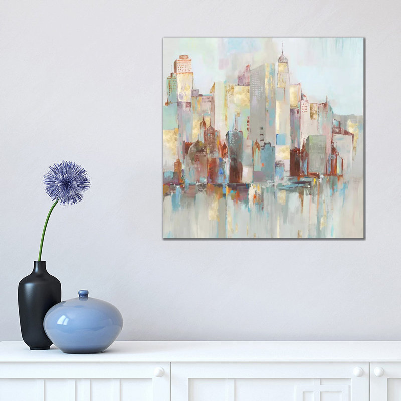 City Escape I by Allison Pearce - Wrapped Canvas Painting, 45.72cm H x 45.72cm W x 1.91cm D