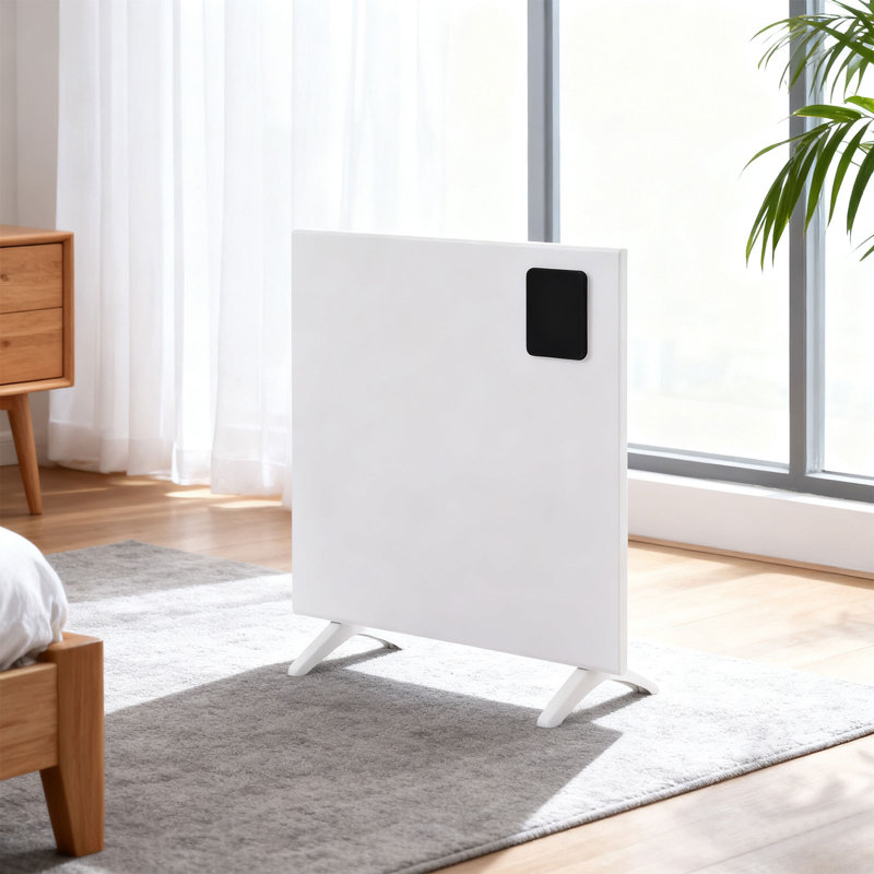 Living And Home 1000 Watt 3412 BTU Electric Panel Space Heater with Adjustable Thermostat and with Digital Display