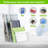 3 - Section Vertical Acrylic Desktop File Organizer