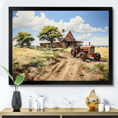 Impression sur toile Barns Rustic Charm