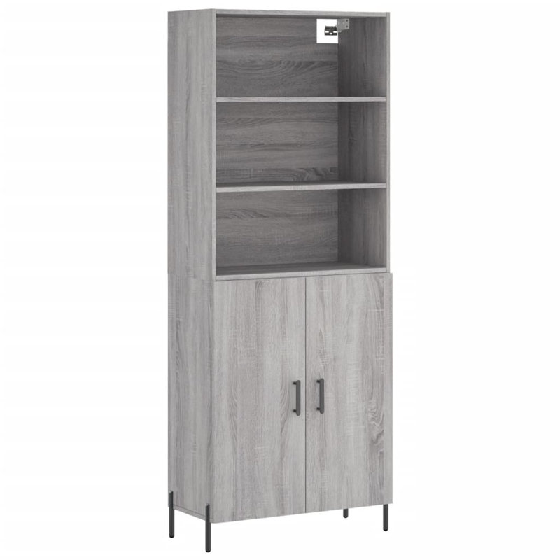 Auderghem 69.5cm Sideboard, Grey Sonoma