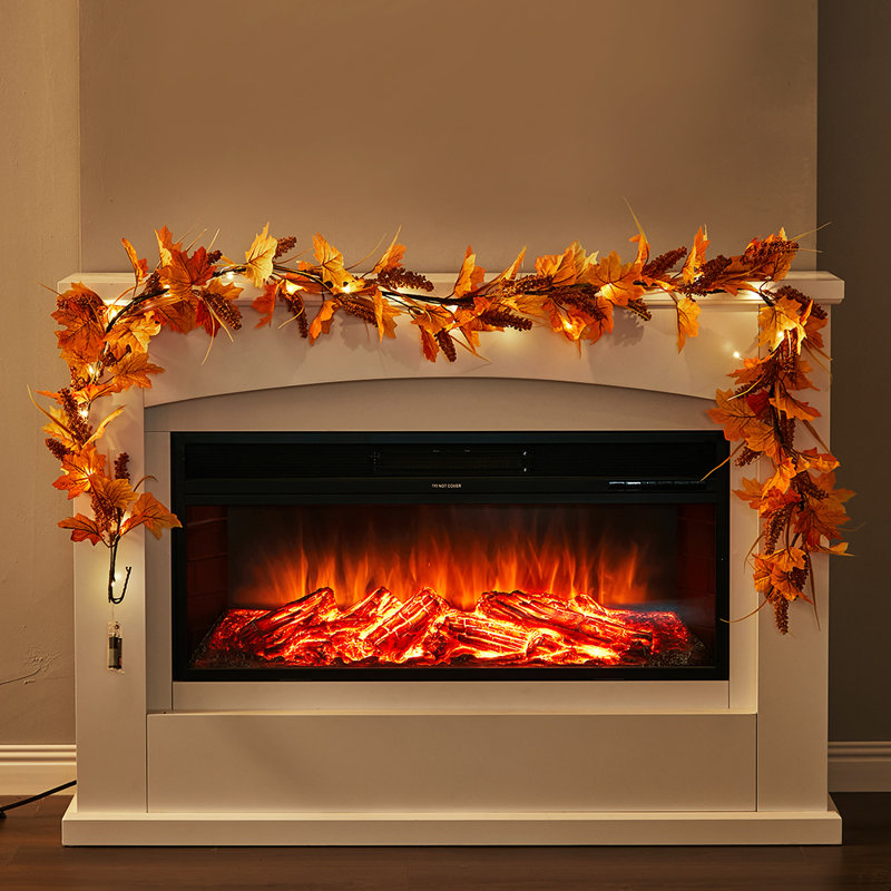 180cm Lighted Faux Garland with Lights