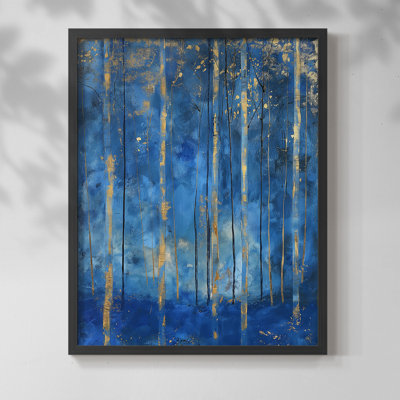 Série ABSTRACT XVIII - reproduction encadrée de qualité supérieure - prête à être accrochée - aucun clou requis