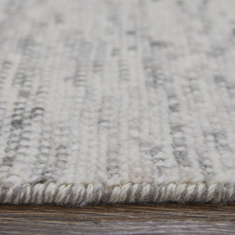 Branson Wool Area Rug in Beige, Rectangle 2' x 3'