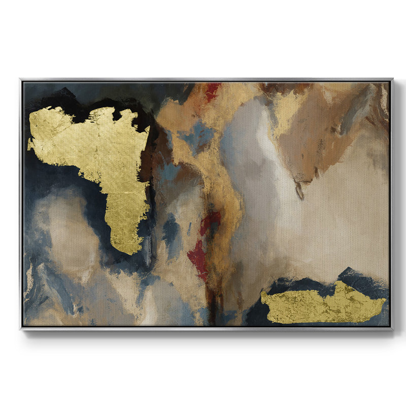 Overture, reproduction d'art sur toile, H 25 po x l 37 po x P 2 po, Argent