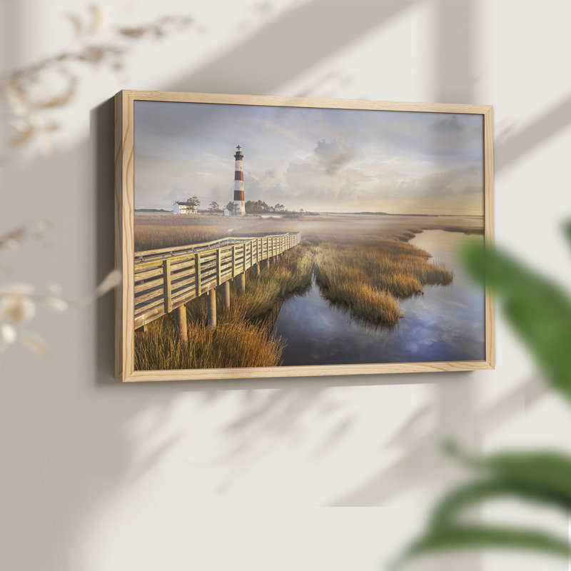 Chemin privé II - reproduction encadrée - réarmable, H 16 po x l 20 po, Naturel