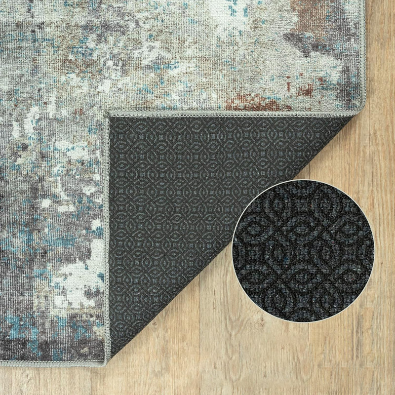 Abstract Area Rug, Rectangle 60 x 110 cm