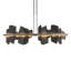Ardesia 1 - Light Kitchen Island Linear LED Pendant with Slate Accents-1355884441