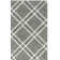 Tapis gris foncé en laine touffeté à la main Milroy