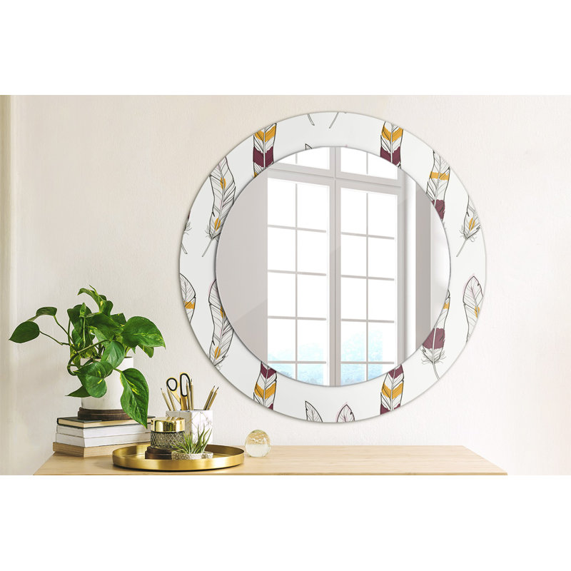 Huldar Glass Flat Wall Mirror