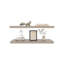 Tablette flottante Dallas, salon, taupe