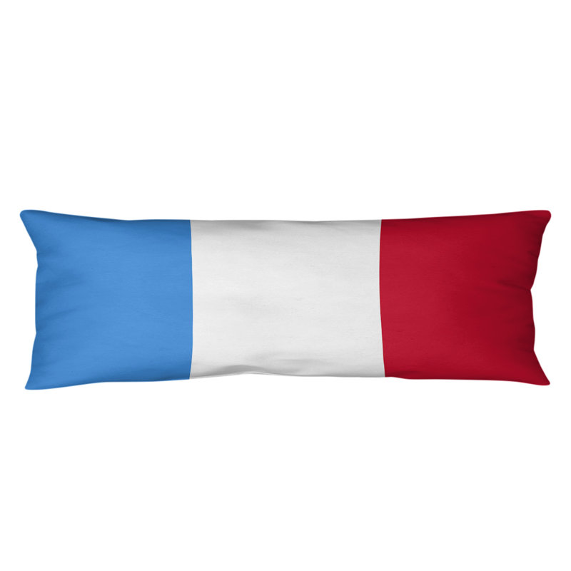Oreiller de corps en polyester / polyester Arizona Football Stripes, Football Tennessee, Marine / Rouge