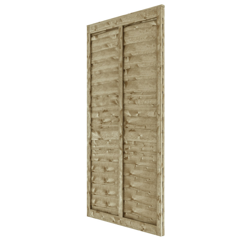 Rowlinson Traditional Lap Gate 6x3, Pressure Treated Green