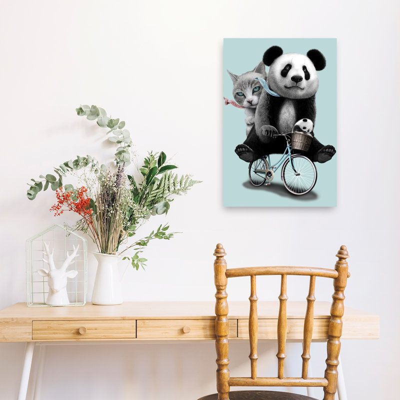 Reproduction d'art mural Panda, 24" H x 16" W