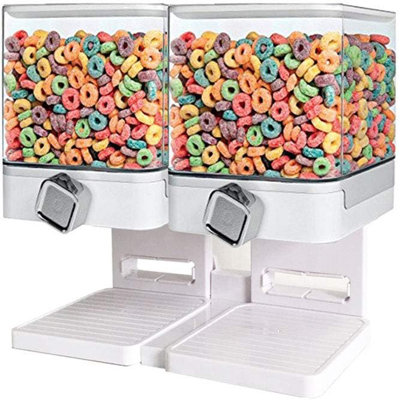Distributeur compact d'aliments secs, double contrôle