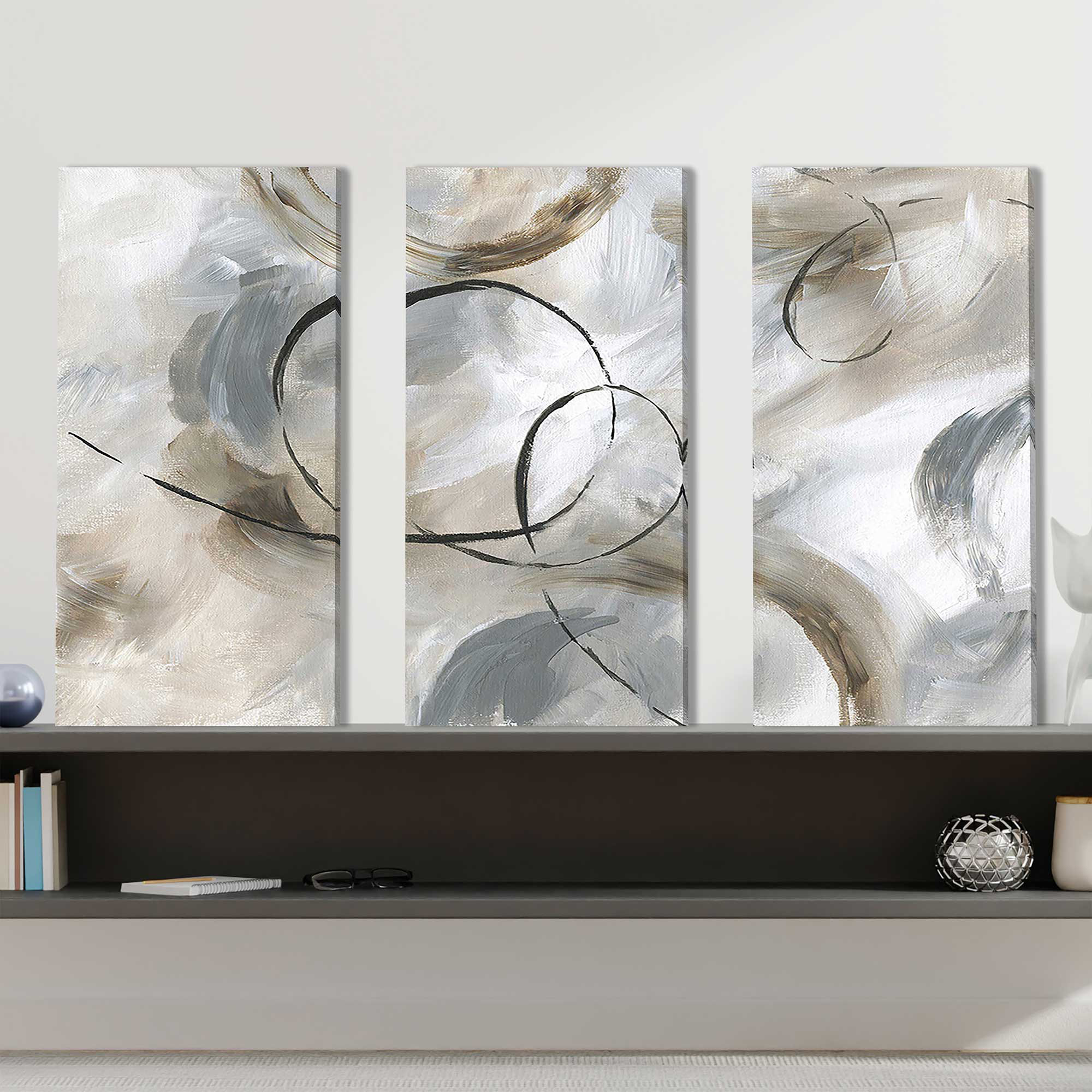 Winston Porter "Allegro" 3 Piece Print On Canvas | Wayfair