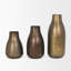 Vase en métal doré oxydé Lariah-287699070