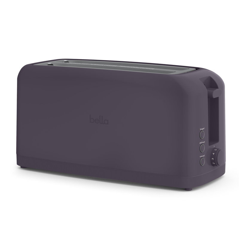 Bella 4 Slice Slim Toaster, Plum
