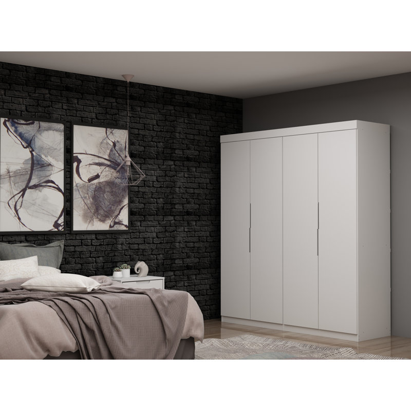 Armoire-penderie Mulberry, Blanc