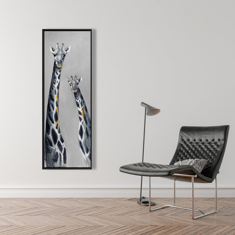 «Steel Blue Giraffe» sur toile