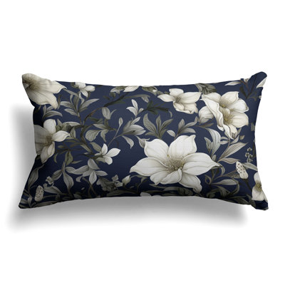 Petal Perfection  Rectangular Throw Pillow