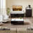 31.4'' 5 Drawer Dresser, Modern Wood Dresser with Marble-Style Top, Bedroom Storage Chest-1968163366