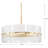 Six-Light Contemporary Chandelier-2098595321