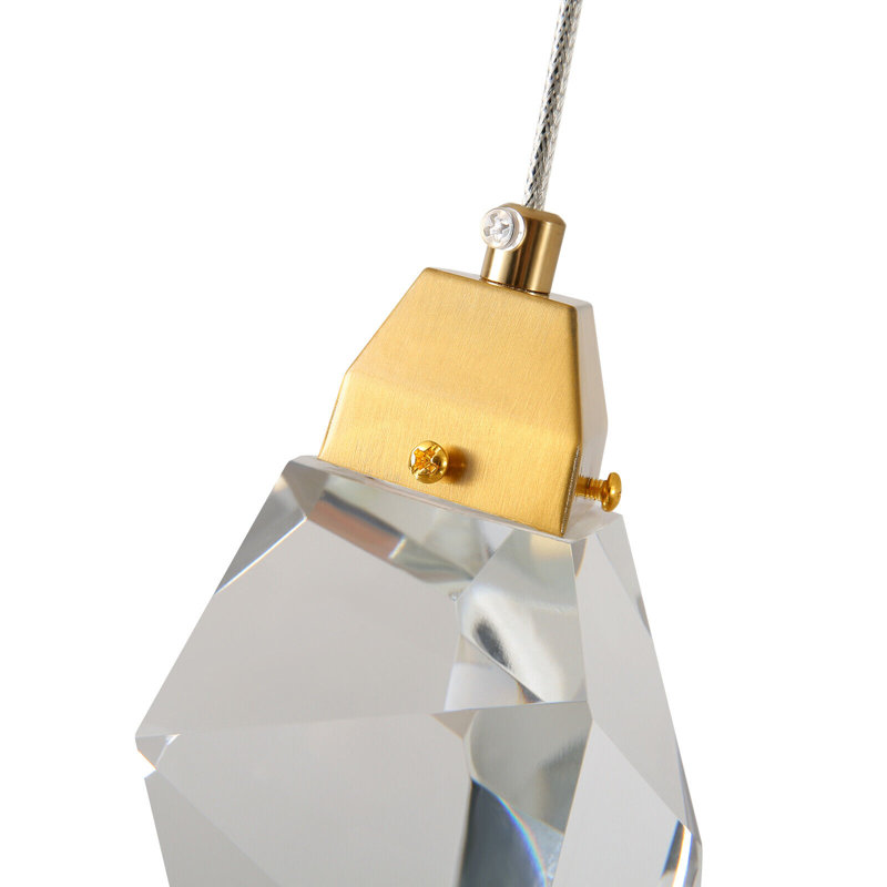 Luminaire suspendu simple à 1 lumière