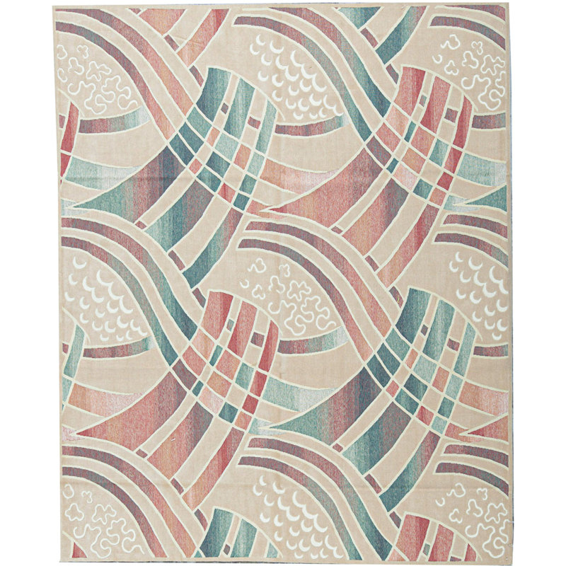 Tapis multicolore de haute qualité noué à la main