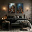 2 Piece Wrapped Canvas Wall Art-325779055