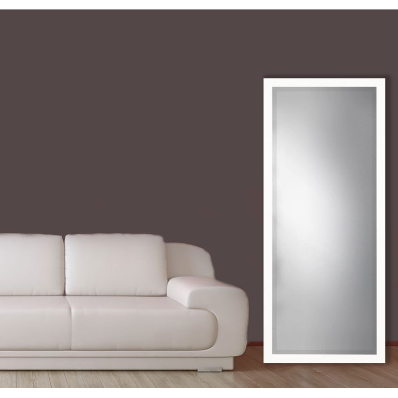 Miroir pleine grandeur brillant Vaxhide, H 69 po x l 28,5 po
