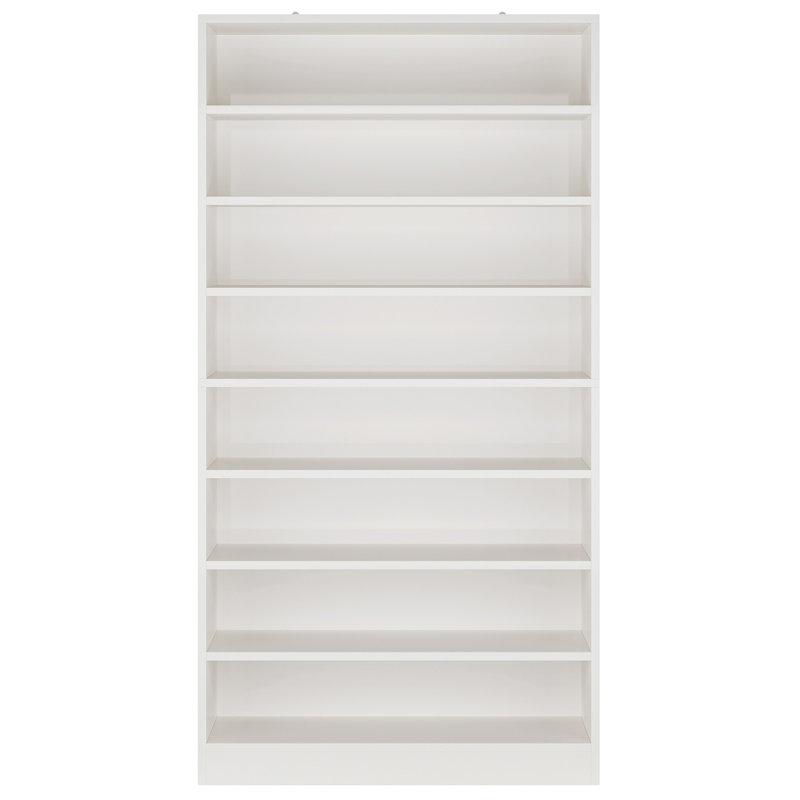 31.49" Width White Shoe Cabinet, White