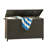 Laki Outdoor Storage Chest, Brown PE Rattan Wicker, Aluminum, 53 Inch