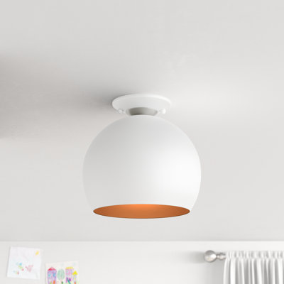 Plafonnier semi-encastré 1 lumière 10 po Fez