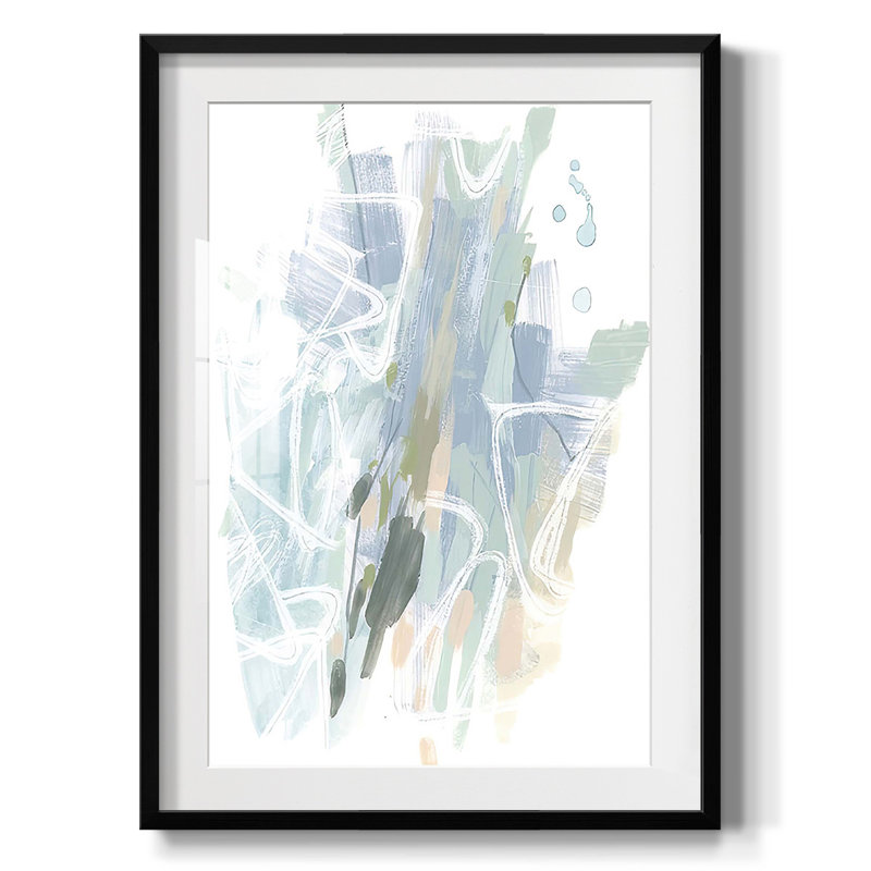 Loop Code II -Framed Print, 28.5" H x 20.5" W, Black