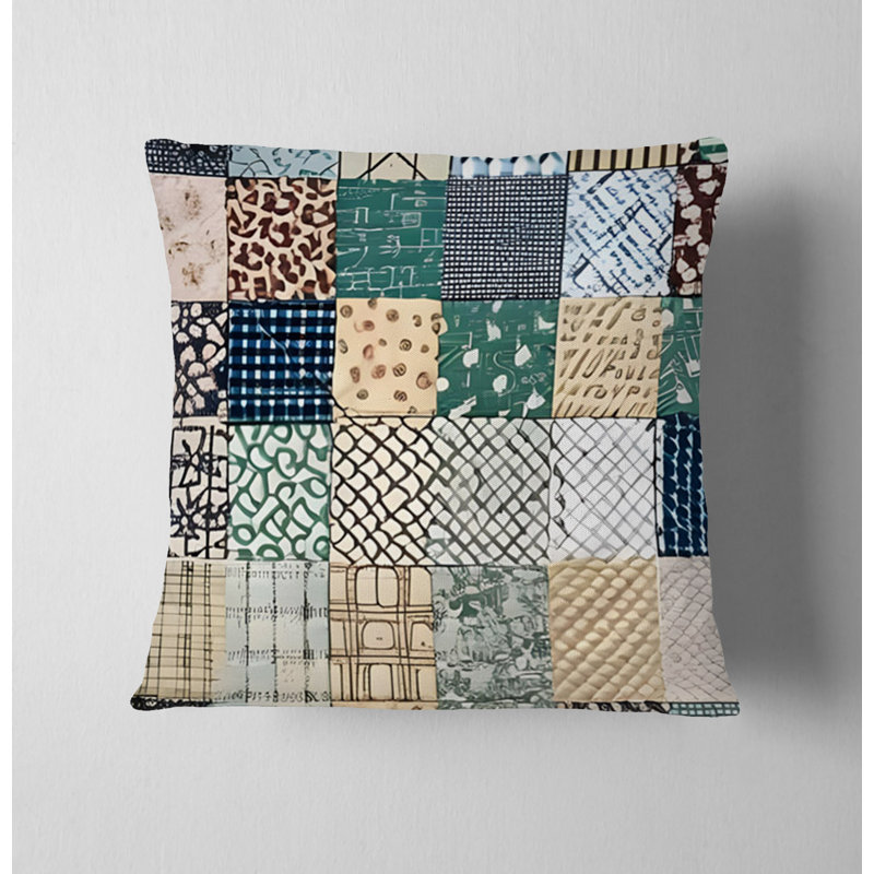 Coussin décoratif, Housse de coussin seulement - sans coussin, H 16 po x l 16 po