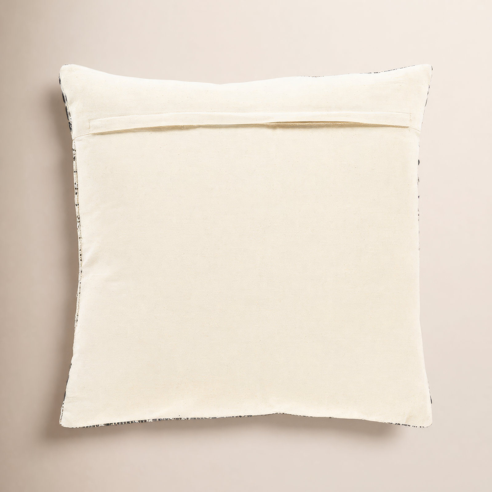 Santina Tassels Cotton Throw Pillow, 18" x 18", Polyester/Polyfill