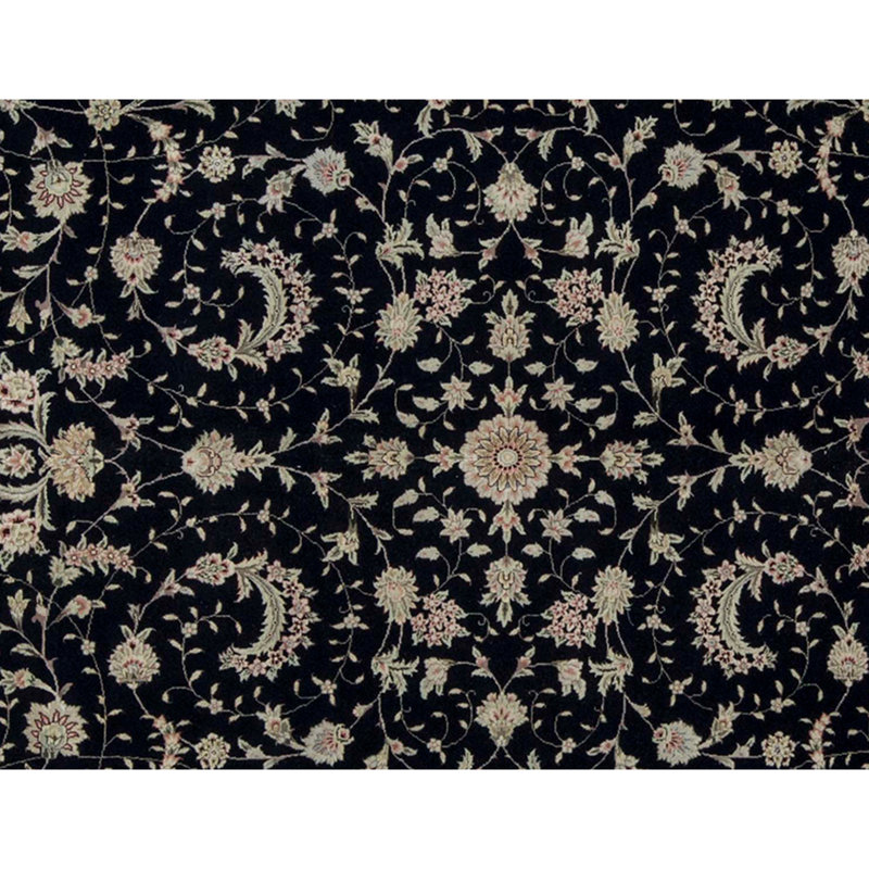 Elegance Oriental Area Rug in Black/Gray/Ivory