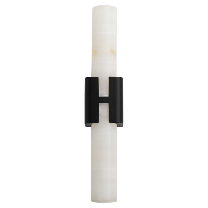 Nkiru 2LT CCT SCONCE - AGB, Matte Black