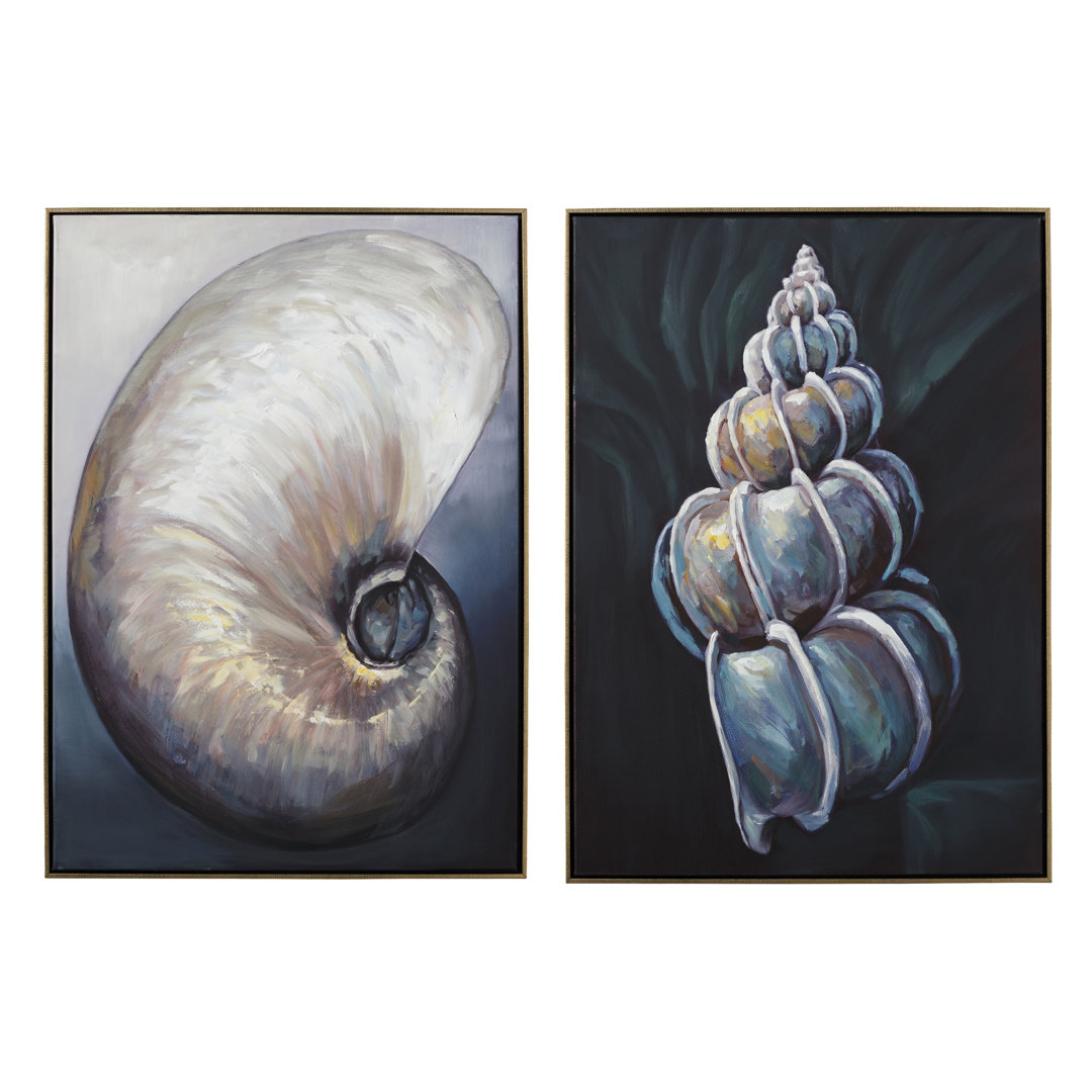 2 Piece Floater Frame Painting Print on Canvas