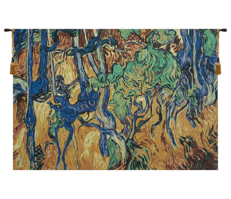 Tree Roots And Trunks Tapestry Wall Art