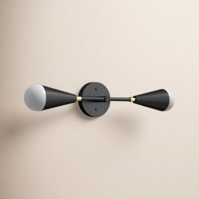 Monroe 2 Light Frosted Dimmable Vanity Light