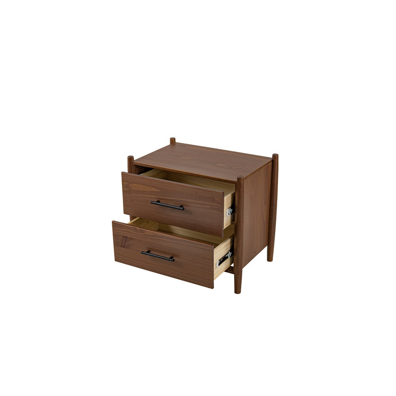 Table de chevet 2 tiroirs Josiah